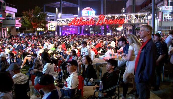 Braves hosting watch parties for NLDS away games at The Battery