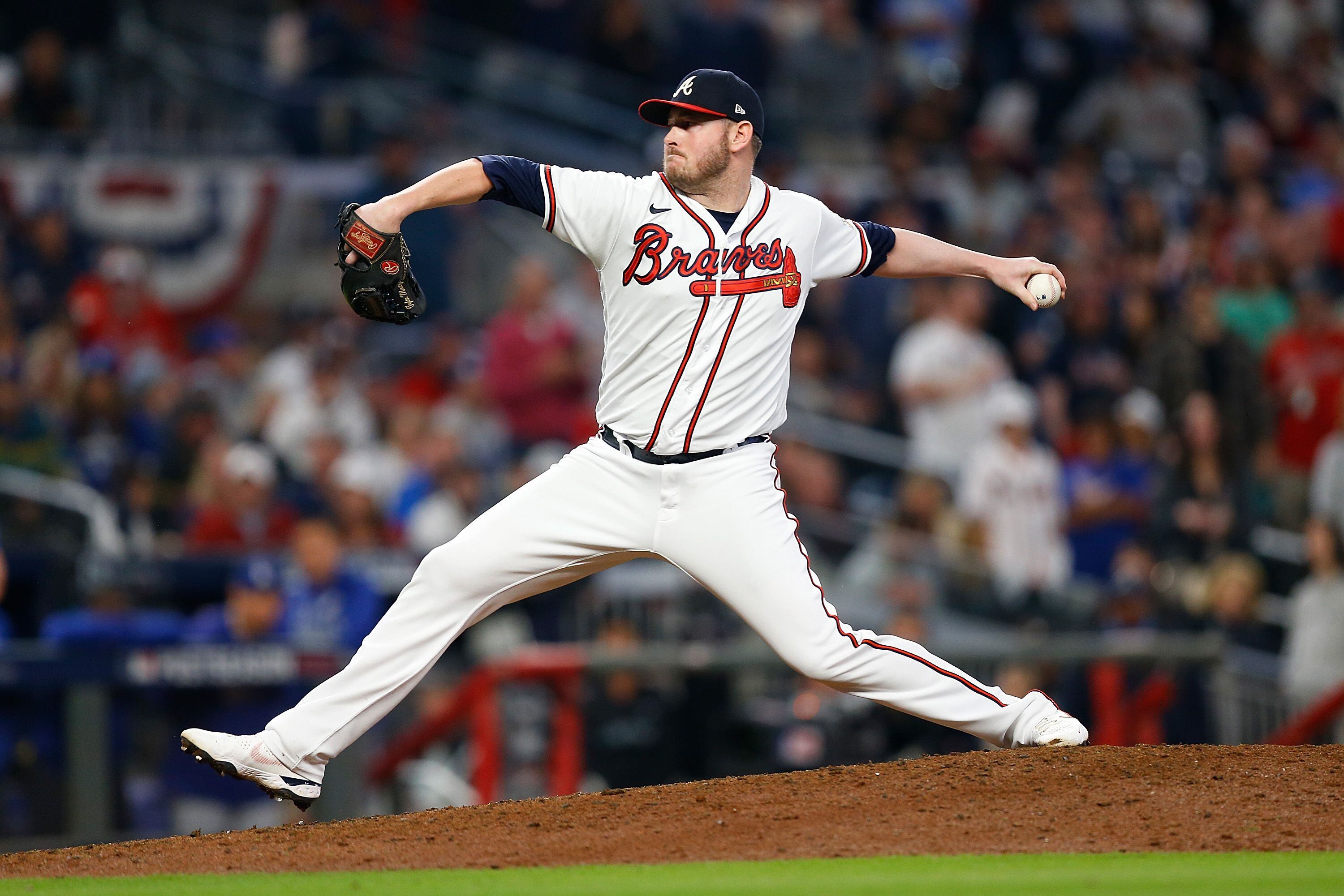 Video: Security guard at Braves parade got rough with pitcher Tyler Matzek