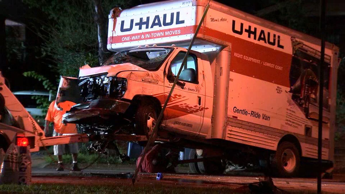 U Haul Flips Before Hitting Other Cars In Hit And Run Driver Charged Police Say