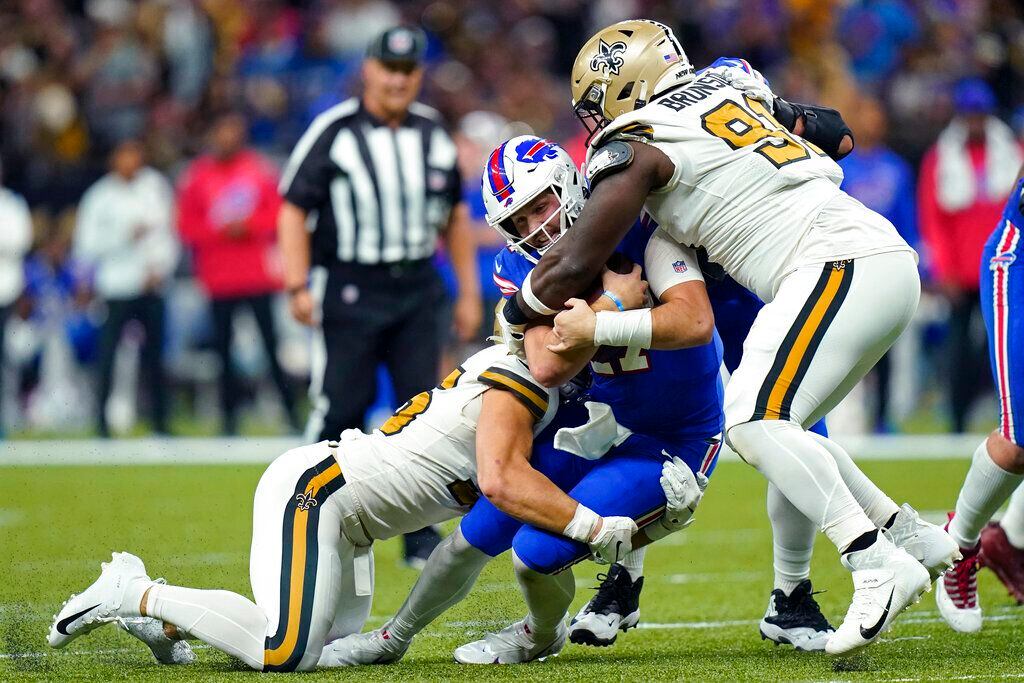 Bills overwhelm Saints, 31-6, on Thanksgiving night - The Washington Post