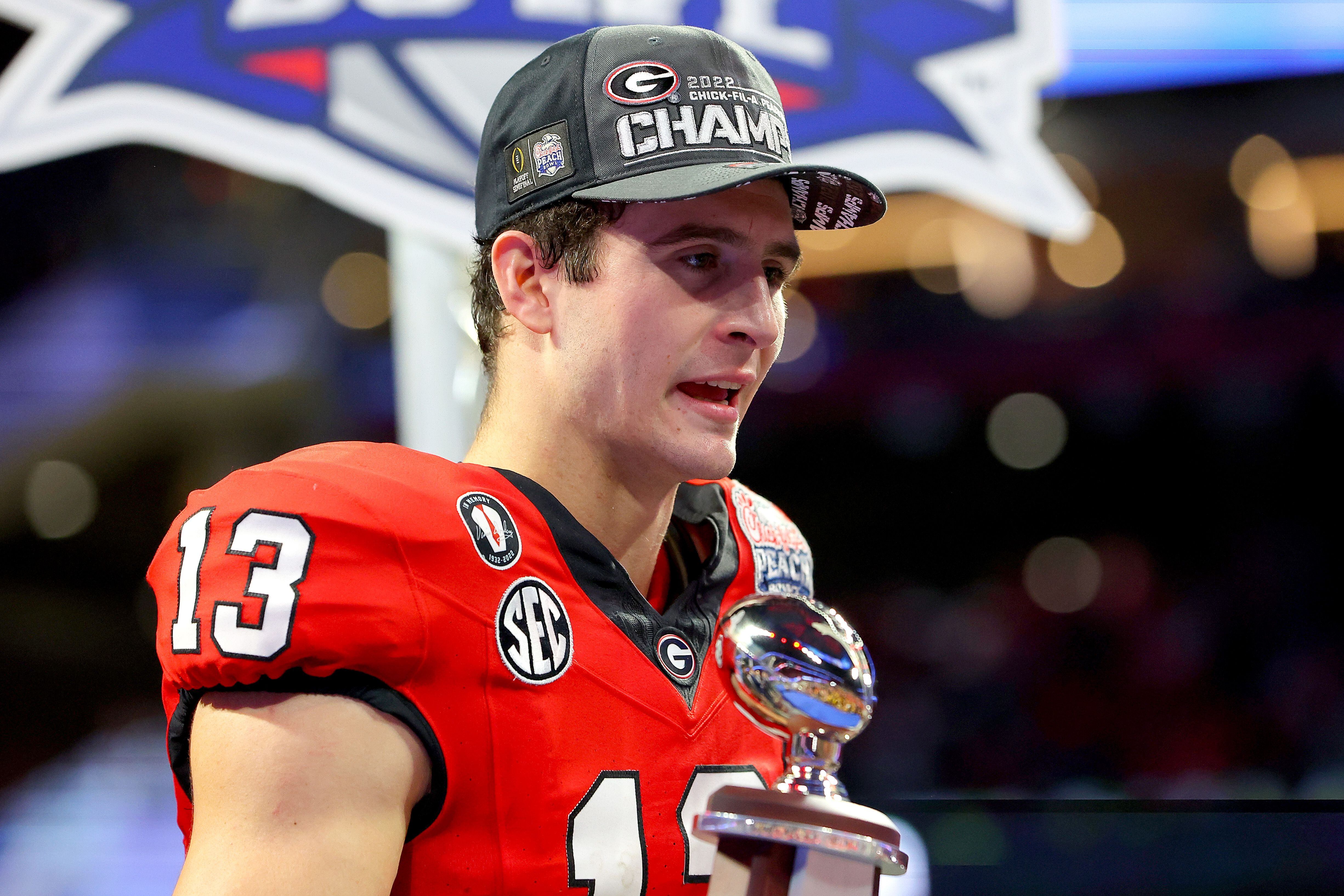 UGA football QB Stetson Bennett has a fresh look for CFP title game