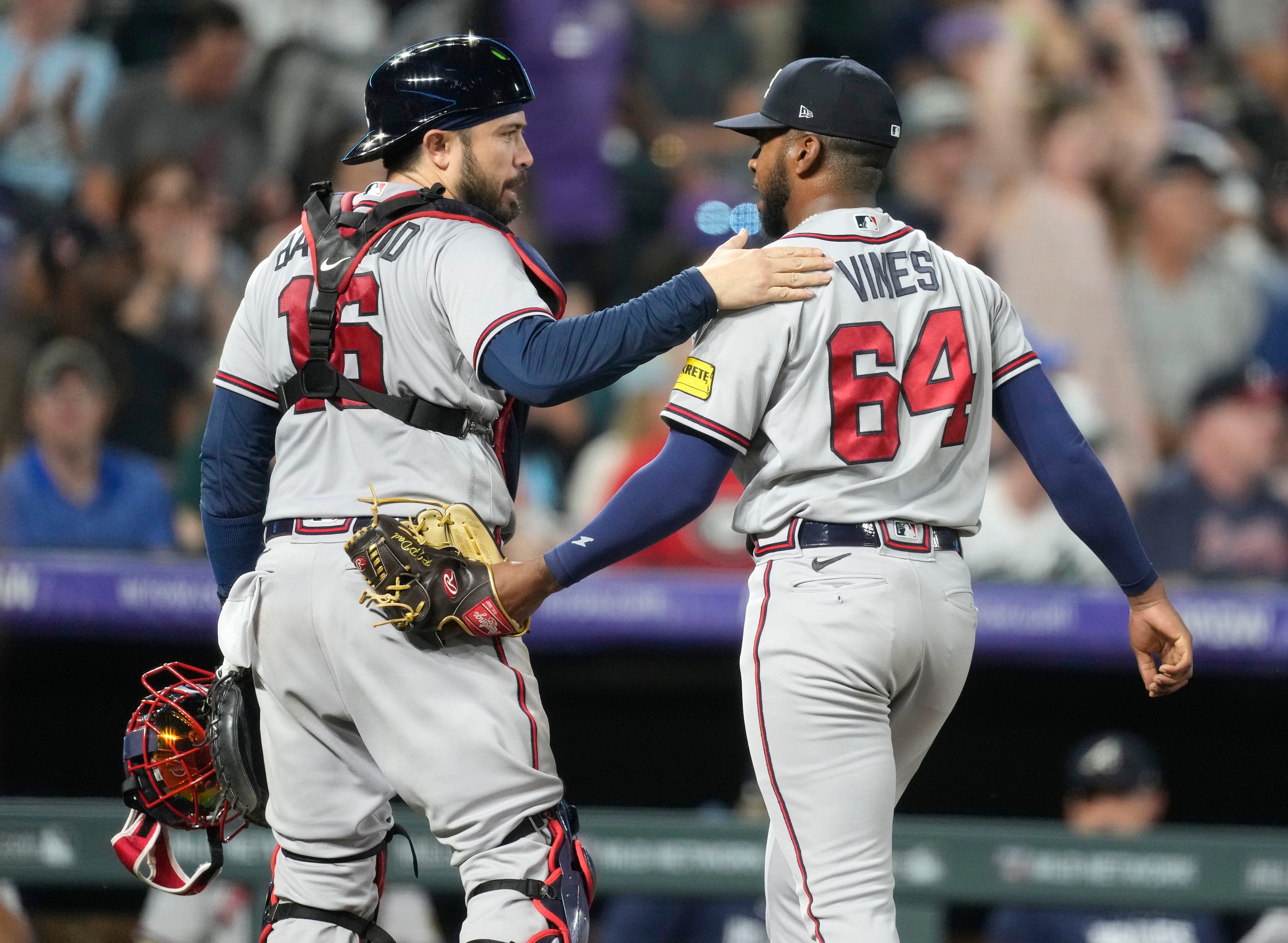 Marcel Ozuna hits 30th homer, MLB-leading Braves beat Rockies 3-1