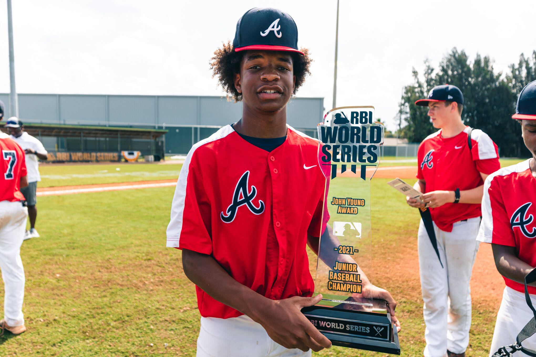 X 上的Atlanta Braves：「Congratulations to the Atlanta Braves RBI team for  winning the Junior Division Championship of the 2021 @MLBRBI World Series!   / X