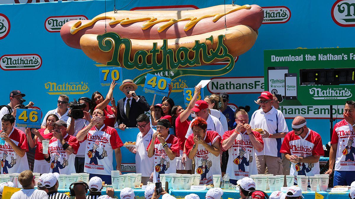 2020 Nathan's hot dog eating contest to be held without ...