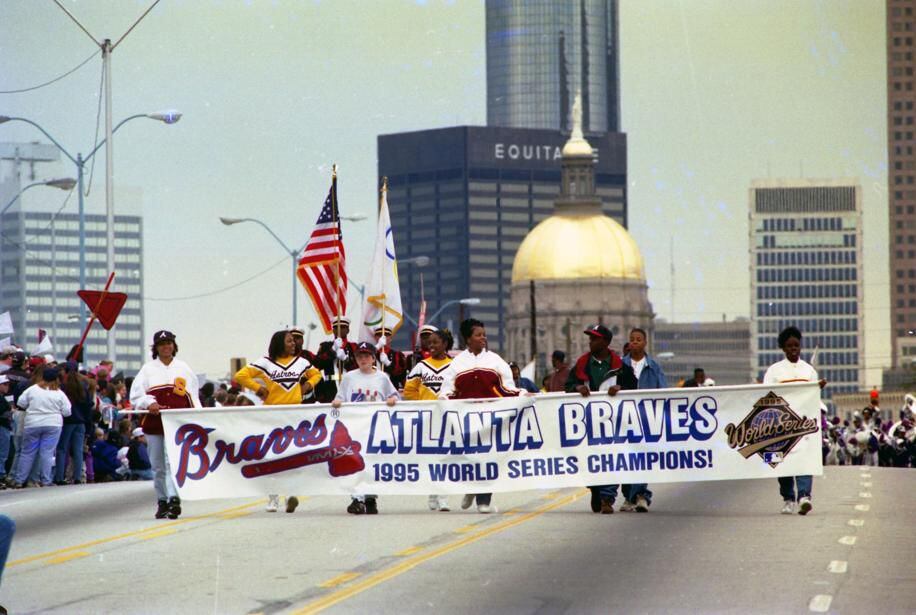 Atlanta Braves fans pack the streets of Atlanta and Cobb for