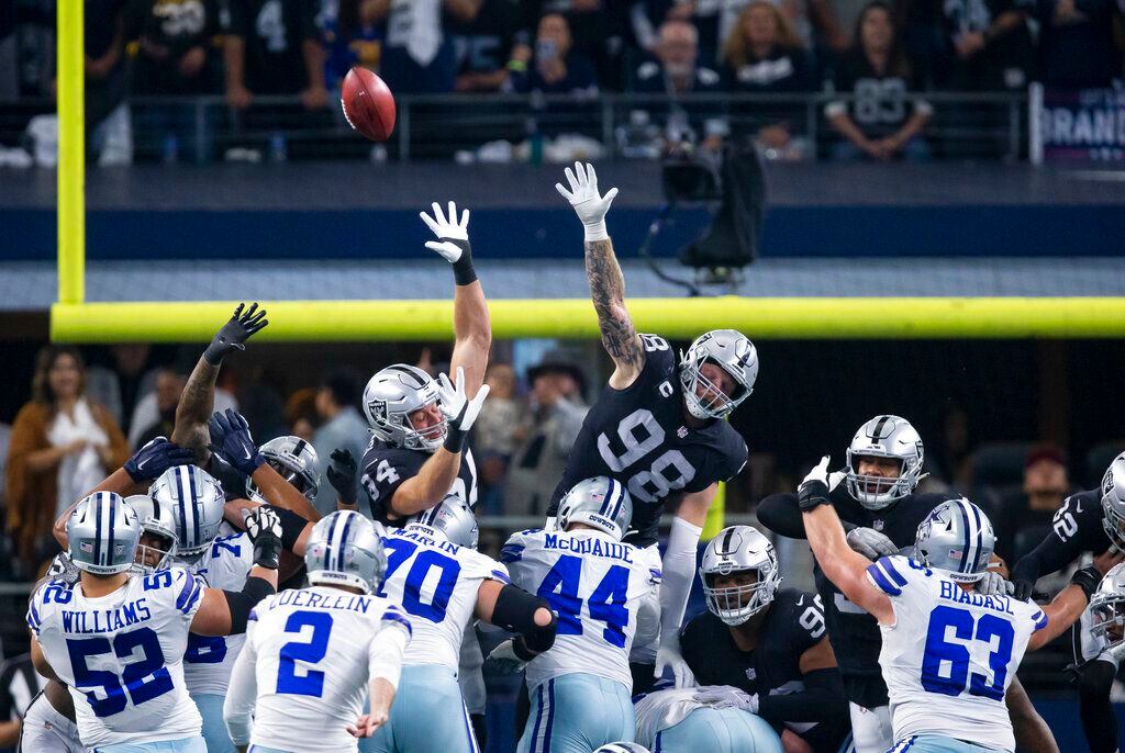 Raiders 36-33 Cowboys: Raiders vs Cowboys: Thanksgiving Football