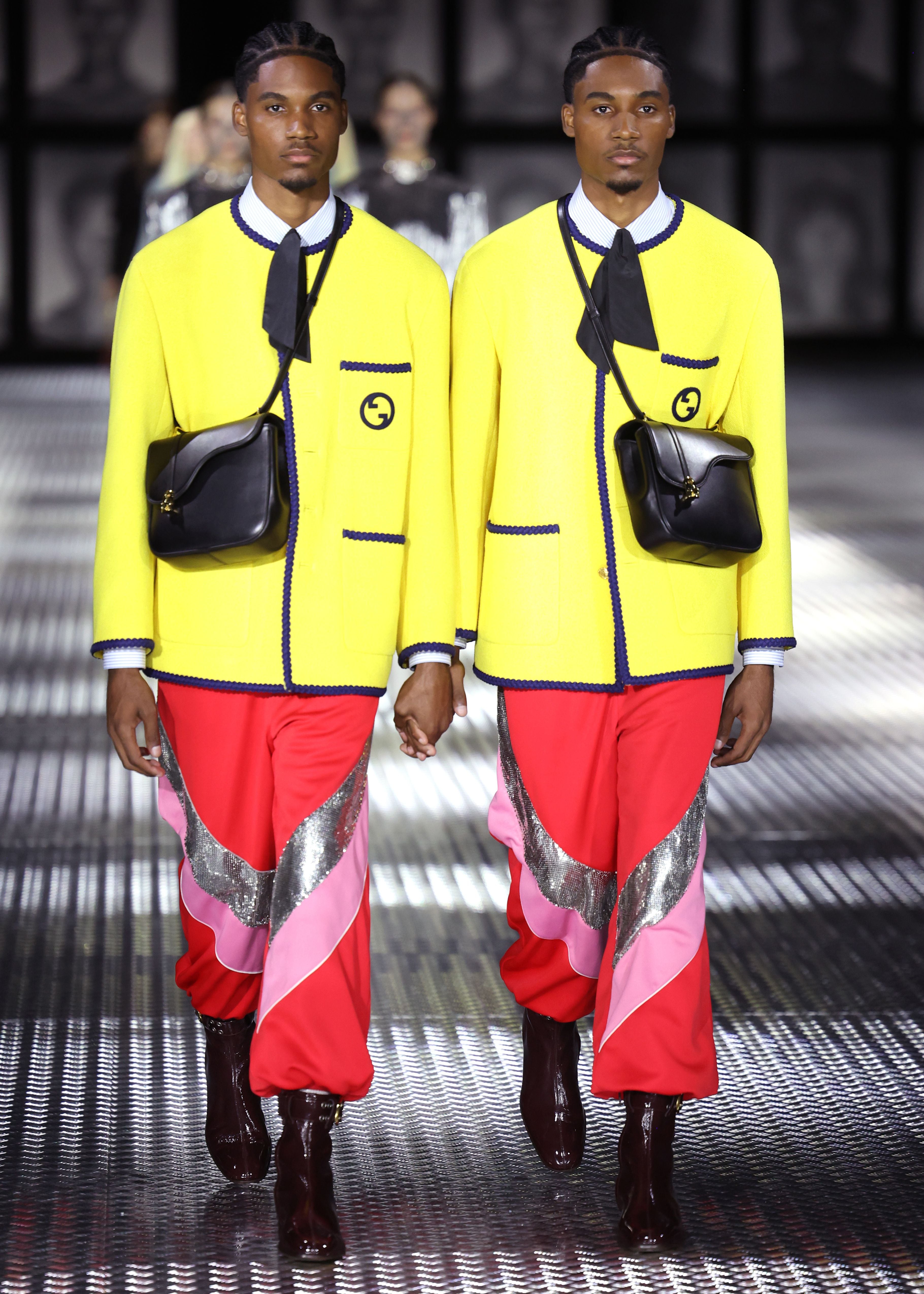 Gucci features identical twins on the runway at Milan Fashion Week – WSB-TV  Channel 2 - Atlanta